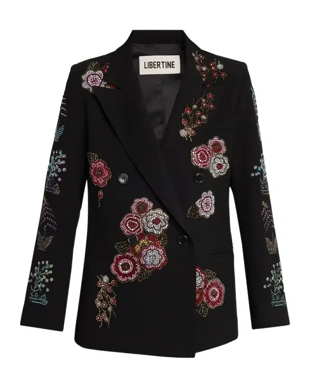Libertine Colette Embellished Double-Breasted Jacket