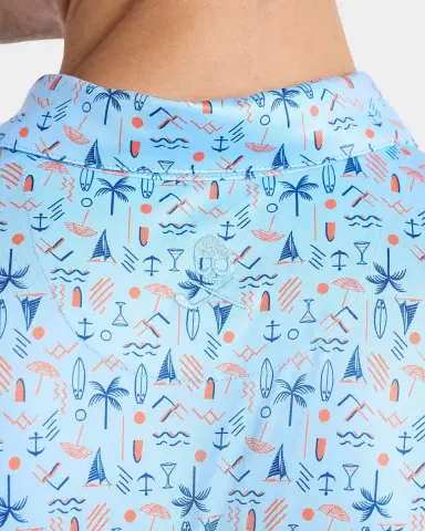 Robert Graham Coastal Vibes Performance Knit Polo Shirt | Thumbnail 5 Robert Graham Coastal Vibes Performance Knit Polo Shirt | Thumbnail 5