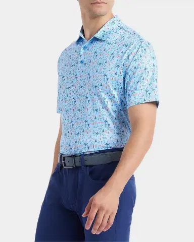 Robert Graham Coastal Vibes Performance Knit Polo Shirt | Thumbnail 6 Robert Graham Coastal Vibes Performance Knit Polo Shirt | Thumbnail 6