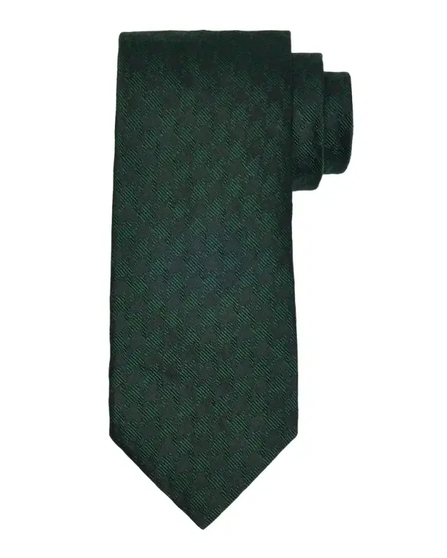 TOM FORD Men 's Textured Tonal Jacquard Linen Tie