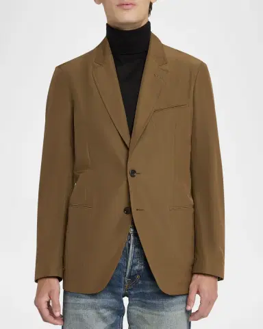 Tom Ford Men's Besom-Pocket Single-Breasted Blazer | Thumbnail 4 Tom Ford Men's Besom-Pocket Single-Breasted Blazer | Thumbnail 4