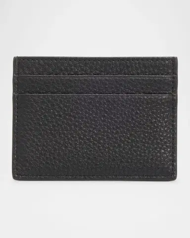 Dolce & Gabbana Men's Leather Monogram Card Holder | Thumbnail 3