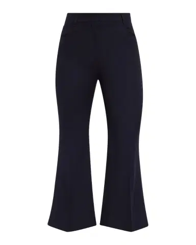 Stella McCartney Mid-Rise Wool Kickflare Crop Pants | Thumbnail 1 Stella McCartney Mid-Rise Wool Kickflare Crop Pants | Thumbnail 1