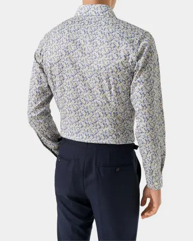 Eton Men's Floral Twill Slim-Fit Shirt | Thumbnail 2