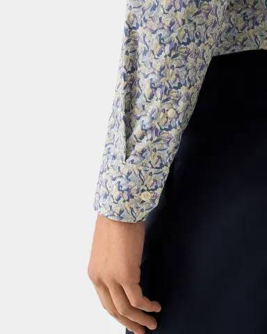 Eton Men's Floral Twill Slim-Fit Shirt | Thumbnail 7