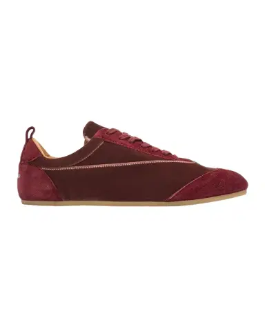 Jil Sander Etage Velvet and Suede Low-Top Sneakers | Thumbnail 1 Jil Sander Etage Velvet and Suede Low-Top Sneakers | Thumbnail 1