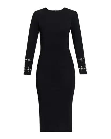 Chiara Boni La Petite Robe Klara Crystal-Embellished Bodycon Midi Dress | Thumbnail 1