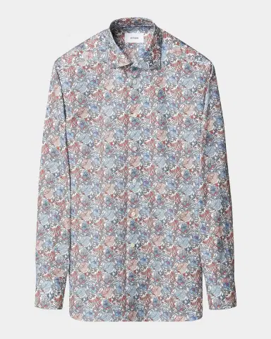 Eton Men's Slim-Fit Floral Twill Shirt | Thumbnail 6