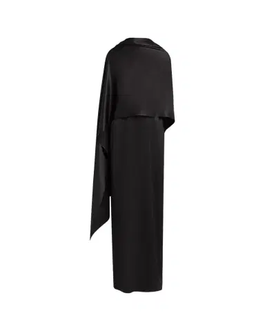 Bottega Veneta Asymmetric Silk Cape Column Dress | Thumbnail 1 Bottega Veneta Asymmetric Silk Cape Column Dress | Thumbnail 1