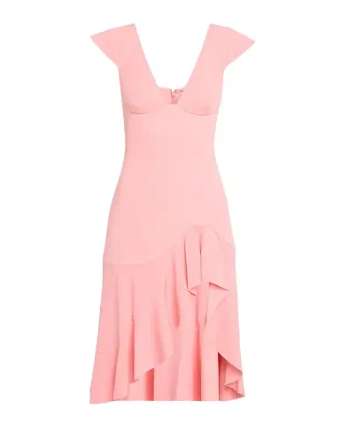 Stella McCartney V-Neck Cap-Sleeve Ruffled Dress | Thumbnail 1 Stella McCartney V-Neck Cap-Sleeve Ruffled Dress | Thumbnail 1