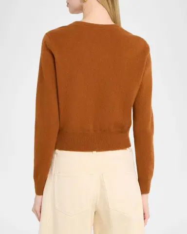 Isabel Marant Idesia Cashmere Crewneck Cardigan | Thumbnail 3