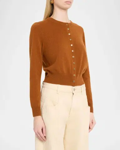 Isabel Marant Idesia Cashmere Crewneck Cardigan | Thumbnail 4