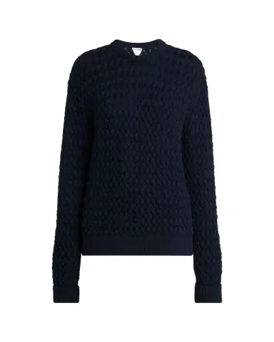 Bottega Veneta Basketweave Knit Crewneck Sweater | Thumbnail 1 Bottega Veneta Basketweave Knit Crewneck Sweater | Thumbnail 1