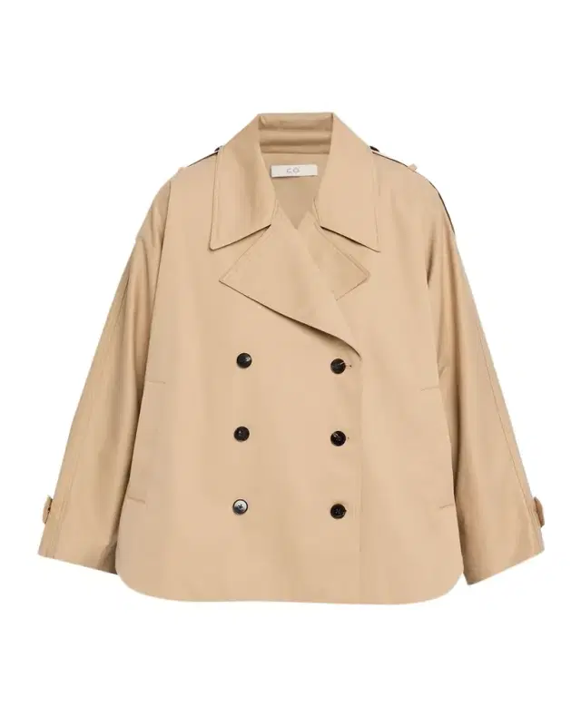 Co Dolman Cropped Trench at