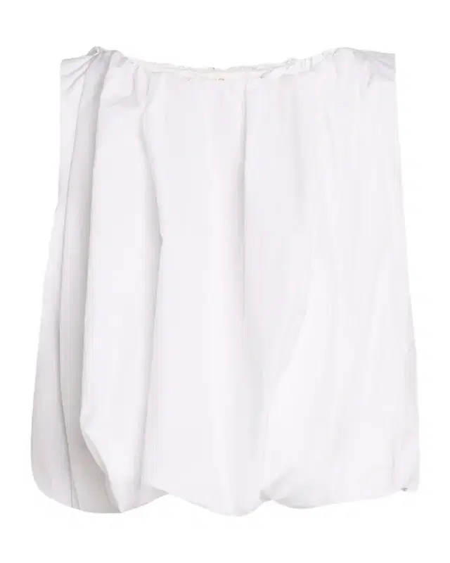 Co Sleeveless tton Bubble Crop Top