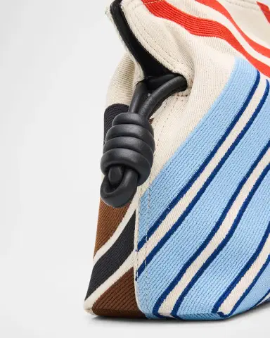 Loewe Flamenco Woven Striped Clutch Bag | Thumbnail 4 Loewe Flamenco Woven Striped Clutch Bag | Thumbnail 4