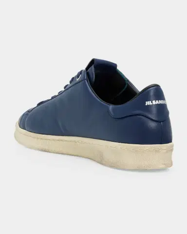 Jil Sander Men's Leather Low-Top Sneakers | Thumbnail 2