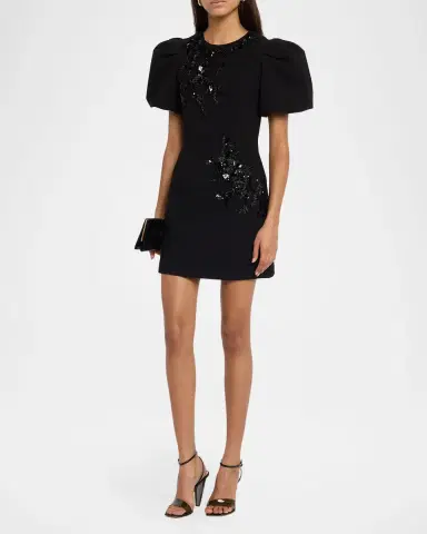 Rebecca Vallance Livia Sequin Puff-Sleeve Mini Dress | Thumbnail 4 Rebecca Vallance Livia Sequin Puff-Sleeve Mini Dress | Thumbnail 4