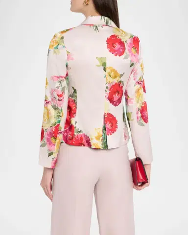 Libertine Pat Nixon Silk Single-Breasted Classic Jacket | Thumbnail 3 Libertine Pat Nixon Silk Single-Breasted Classic Jacket | Thumbnail 3