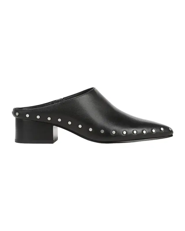Vince August 40MM Leather Clog Mules