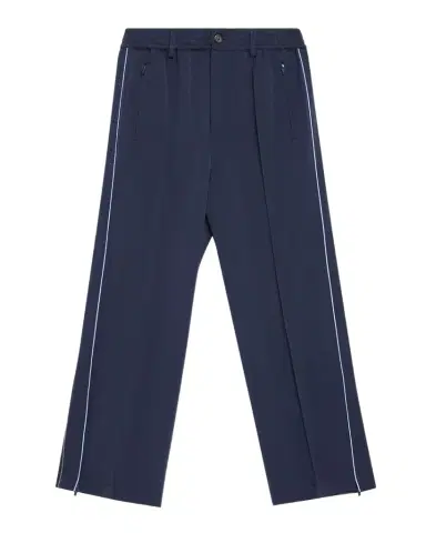 Marni Men 's Wool Stretch Wide-Leg Pintuck Trousers | Thumbnail 1