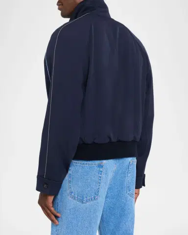 Marni Men's Wool Zip Track Jacket | Thumbnail 3
