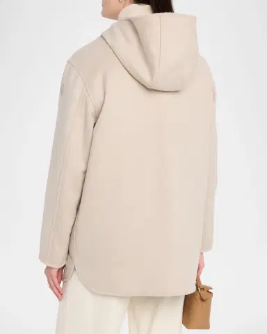 Moncler Hemiptere 3-in-1 Hooded Wool & Cashmere Down Jacket | Thumbnail 3 Moncler Hemiptere 3-in-1 Hooded Wool & Cashmere Down Jacket | Thumbnail 3