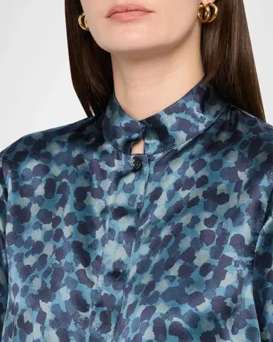 Kiton Silk Henley Top | Thumbnail 5
