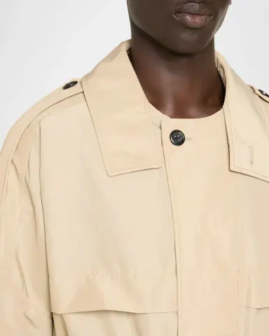 Marni Men 's Belted Short Trench Coat | Thumbnail 5