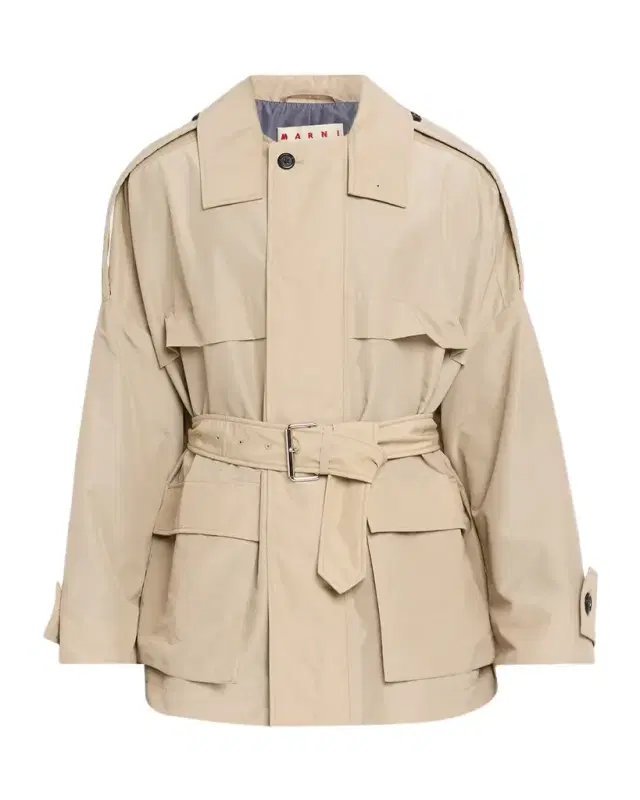 Marni Men 's Belted Short Trench Coat