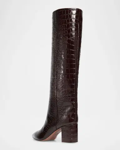 Paris Texas 70mm Anja Croc-Embossed Leather Knee-High Boots | Thumbnail 2 Paris Texas 70mm Anja Croc-Embossed Leather Knee-High Boots | Thumbnail 2