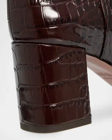 Paris Texas 70mm Anja Croc-Embossed Leather Knee-High Boots | Thumbnail 3 Paris Texas 70mm Anja Croc-Embossed Leather Knee-High Boots | Thumbnail 3