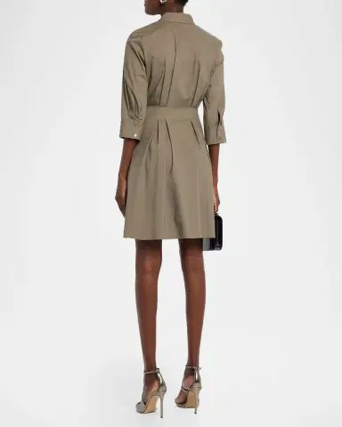 L'Agence Journi Pintucked Shirtdress | Thumbnail 3