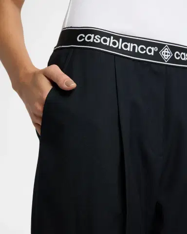 Casablanca Logo-Tape Tailored Wool Trousers | Thumbnail 5