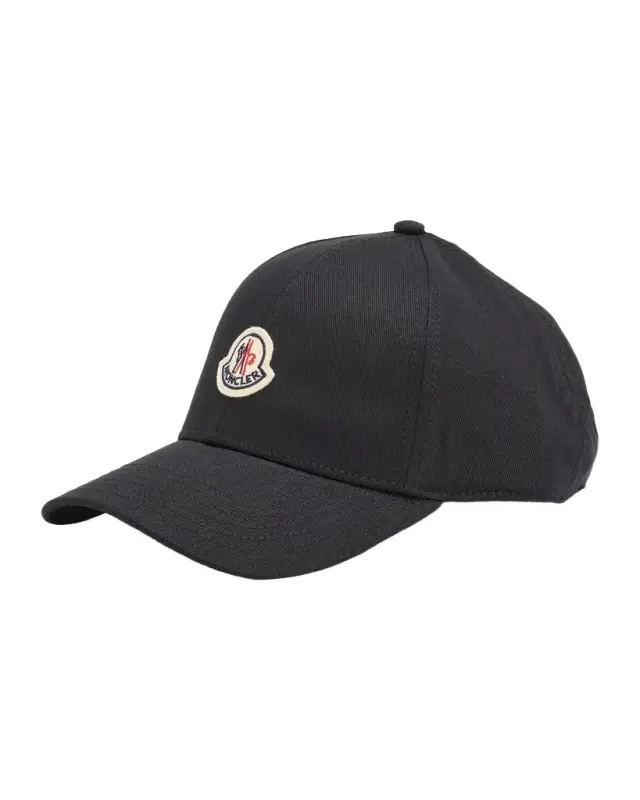 Moncler Men 's Logo Emblem Cotton Baseball Cap