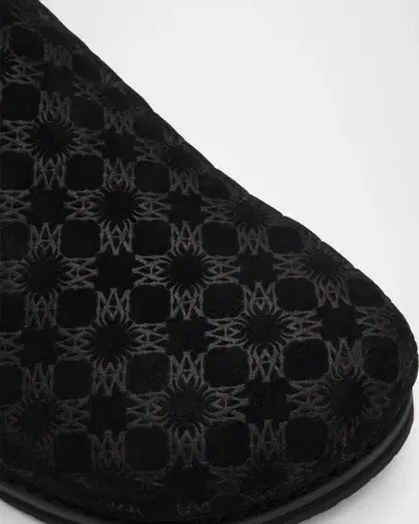 Amiri Men 's MA Monogram Suede Clogs | Thumbnail 3 Amiri Men 's MA Monogram Suede Clogs | Thumbnail 3