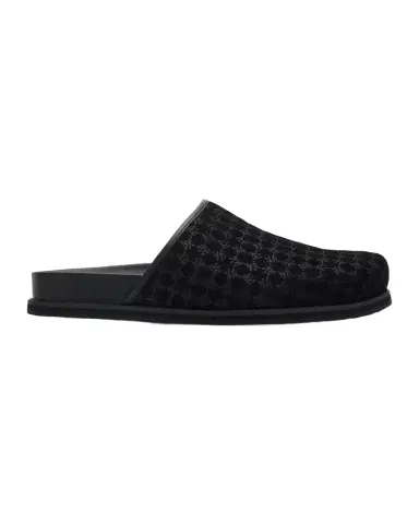 Amiri Men 's MA Monogram Suede Clogs | Thumbnail 1 Amiri Men 's MA Monogram Suede Clogs | Thumbnail 1