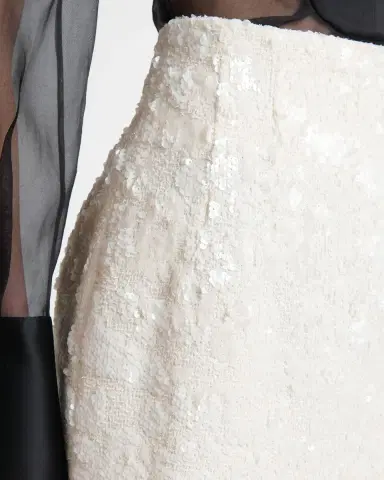 Kiton Sequined Tweed Midi Skirt | Thumbnail 5 Kiton Sequined Tweed Midi Skirt | Thumbnail 5