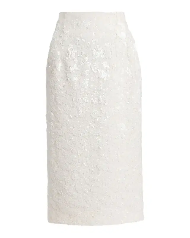 Kiton Sequined Tweed Midi Skirt