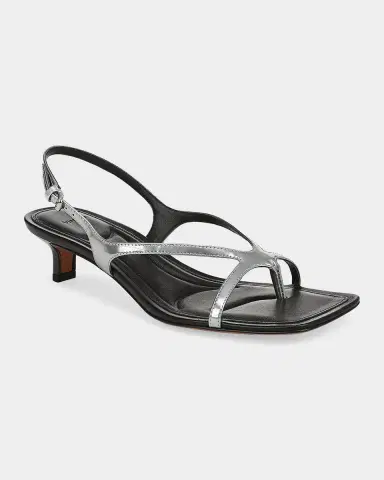 Vince Posie 45MM Leather Slingback Sandals | Thumbnail 2