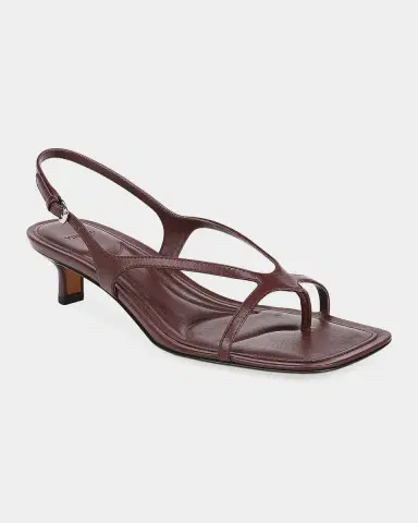 Vince Posie 40MM Leather Slingback Sandals | Thumbnail 2