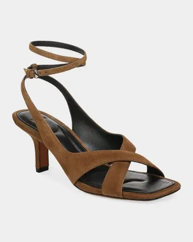Vince 65MM Lola Suede Strappy Sandals | Thumbnail 2 Vince 65MM Lola Suede Strappy Sandals | Thumbnail 2