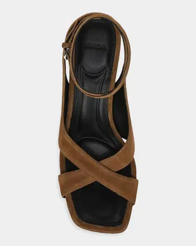 Vince 65MM Lola Suede Strappy Sandals | Thumbnail 4 Vince 65MM Lola Suede Strappy Sandals | Thumbnail 4