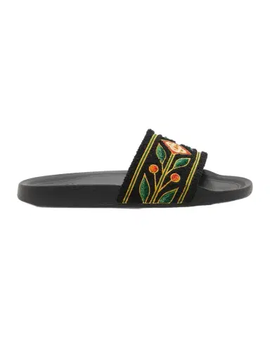 Casablanca Men's Embroidered Terry Slides | Thumbnail 1