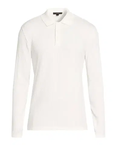 Vince Men 's Long-Sleeve Textured Polo Shirt | Thumbnail 1