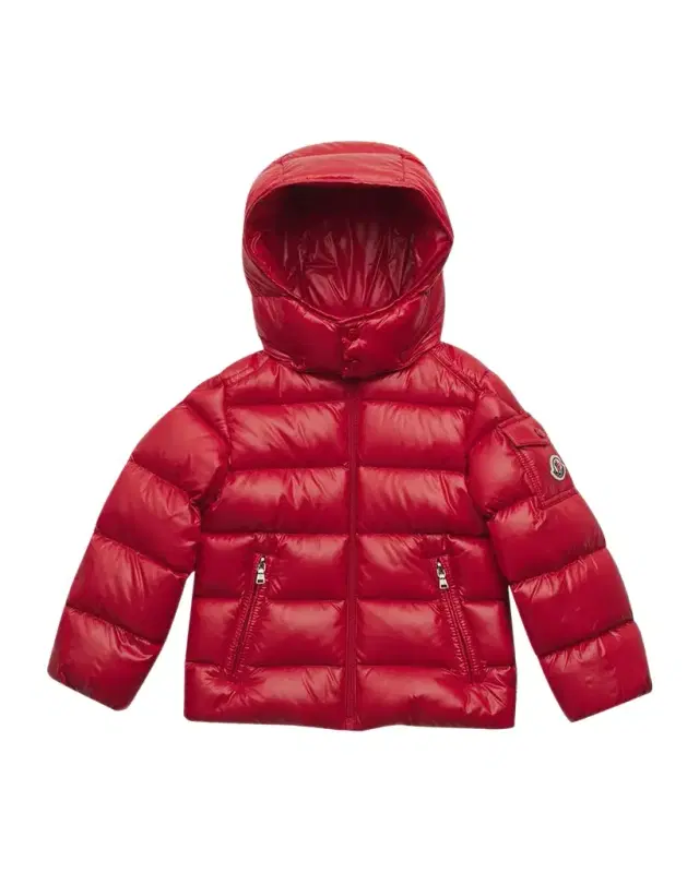 Moncler Boy 's Maya Hooded Short Down Jacket, Size 6M-3