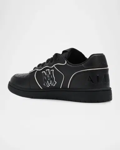 AMIRI Men's Newport Two-Tone Leather Low-Top Sneakers | Thumbnail 2