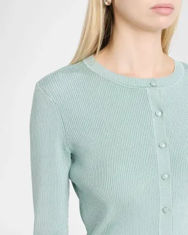 Toccin Zoe Cropped Fitted Cardigan | Thumbnail 5 Toccin Zoe Cropped Fitted Cardigan | Thumbnail 5