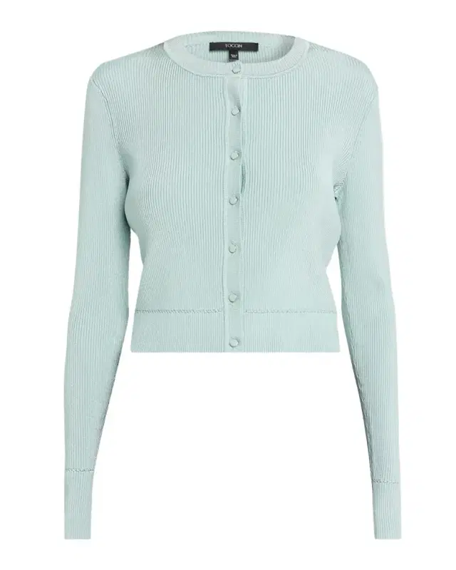 Toccin Zoe Cropped Fitted Cardigan