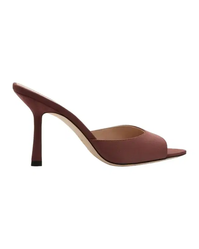 Stuart Weitzman Lexington 85MM Suede Stiletto Mules